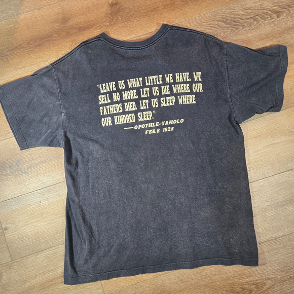 Vintage 90s Creek Removal Commemorative Ride Shirt XL USA Single Stitch Biker T - Picture 7 of 8